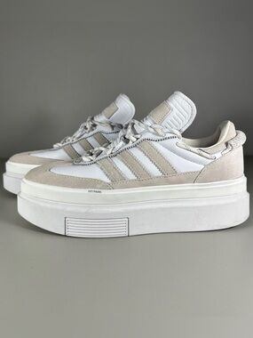 adidas gazelle silver green womens Adidas x Ivy Park Women's Savage Off White / Off White / Cloud White Low  Top Sneakers